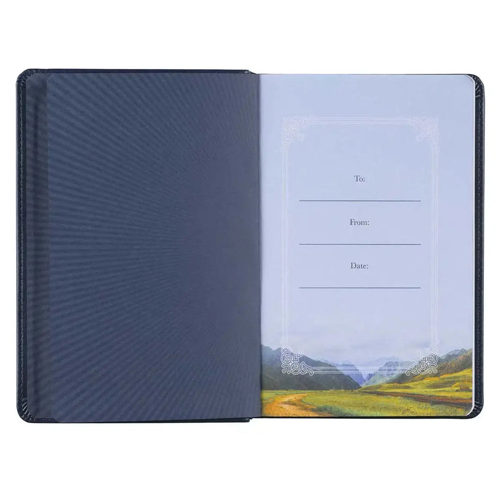 Daily Light for Men Blue Faux Leather Devotional