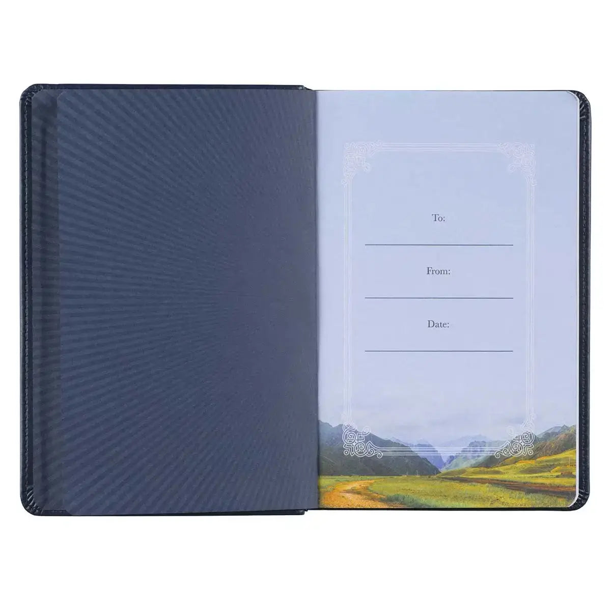 Daily Light for Men Blue Faux Leather Devotional