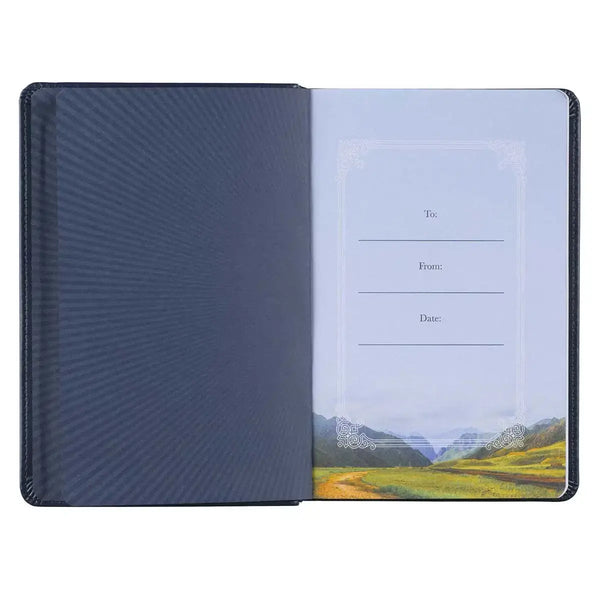 Daily Light for Men Blue Faux Leather Devotional