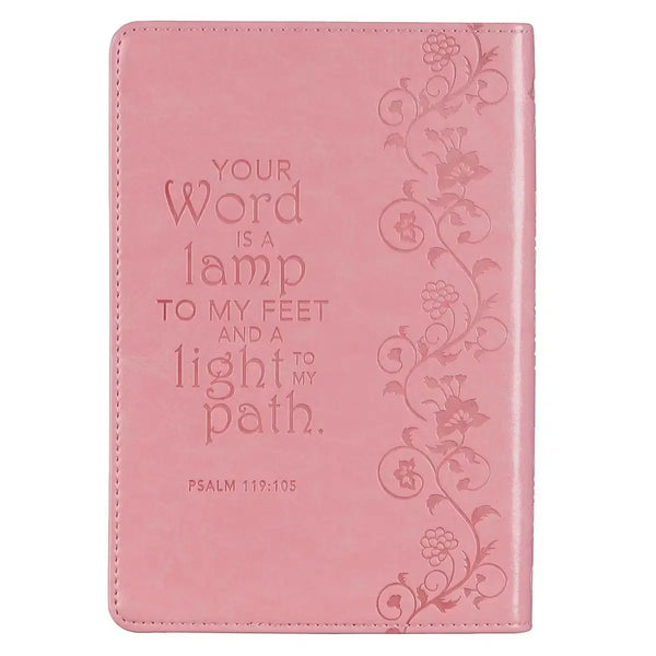 Daily Light for Women Pink Faux Leather Devotional