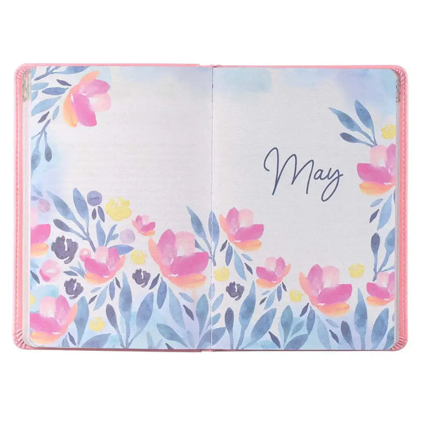 Daily Light for Women Pink Faux Leather Devotional