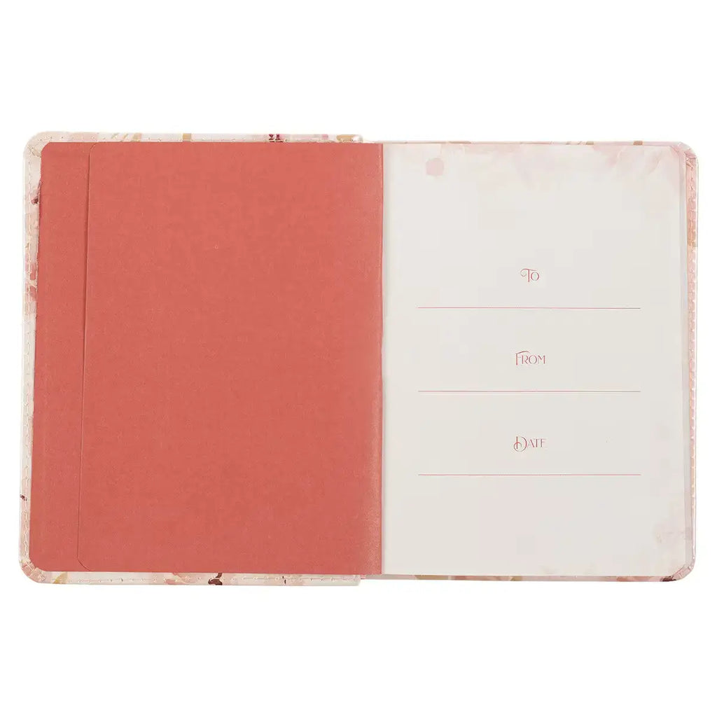 Daily Prayers for Women Pink Floral Faux Leather Devotional