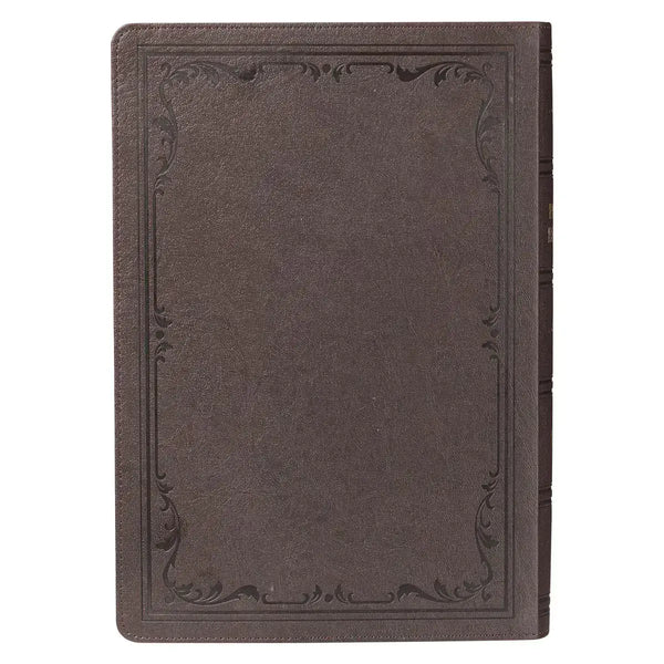 Dark Brown Faux Leather Super Giant Print King James Version Bible