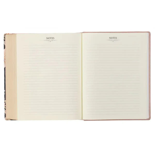 Dusty Peach Faux Leather Hardcover Large Print King James Version Note-taking Bible