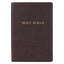 Espresso Brown Faux Leather Giant Print Full-size King James Version Bible with Thumb Index