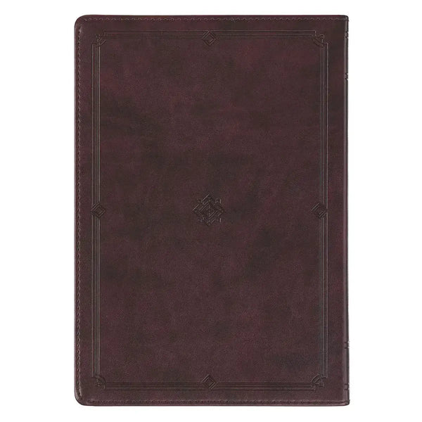 Every Day with Jesus: 366-Day Burgundy Faux Leather Devotional