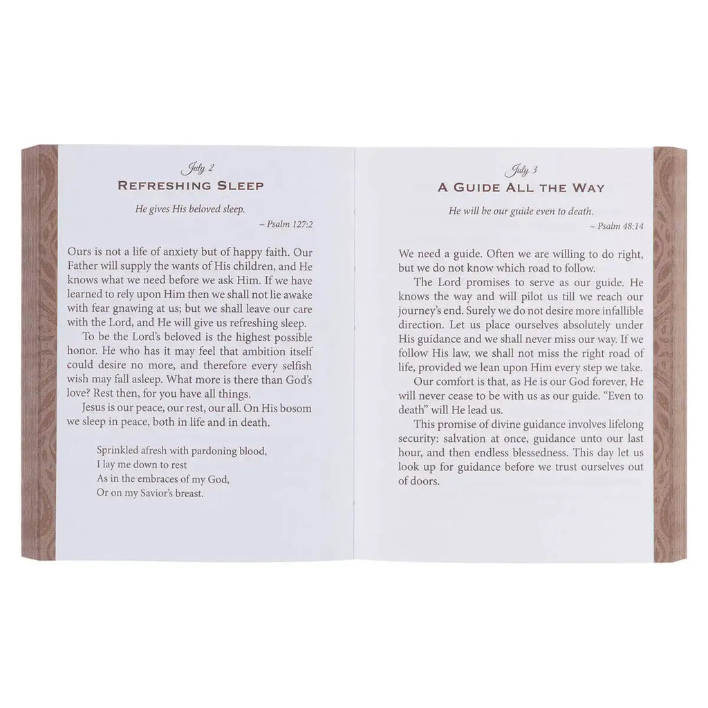 Faith's Checkbook Brown Softcover One-Minute Devotions
