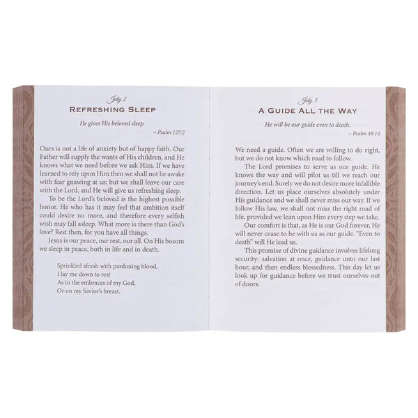 Faith's Checkbook Brown Softcover One-Minute Devotions