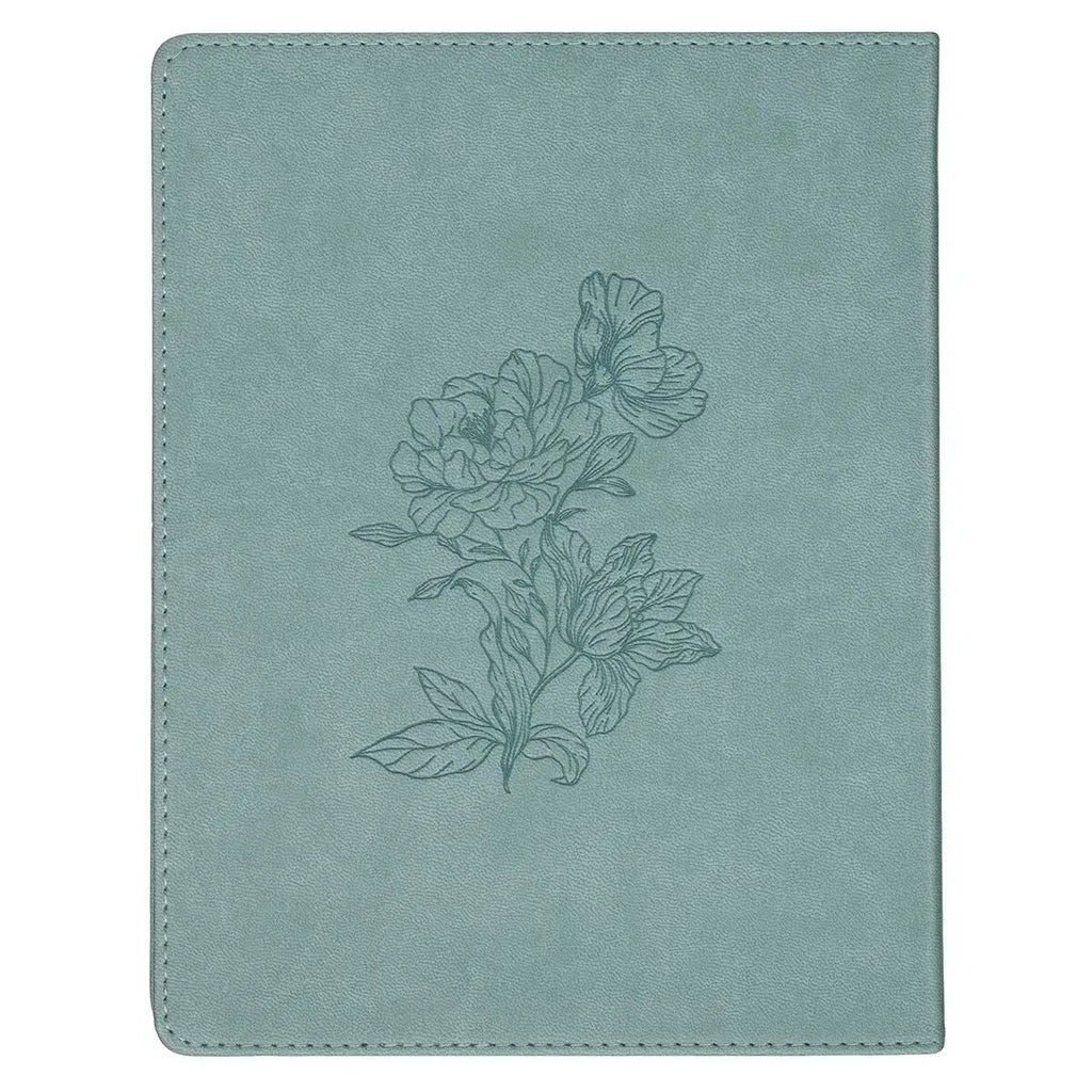Find Joy Mint-Green Faux Leather Devotional