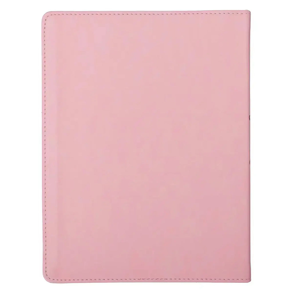 Find Rest Pink Faux Leather Devotional