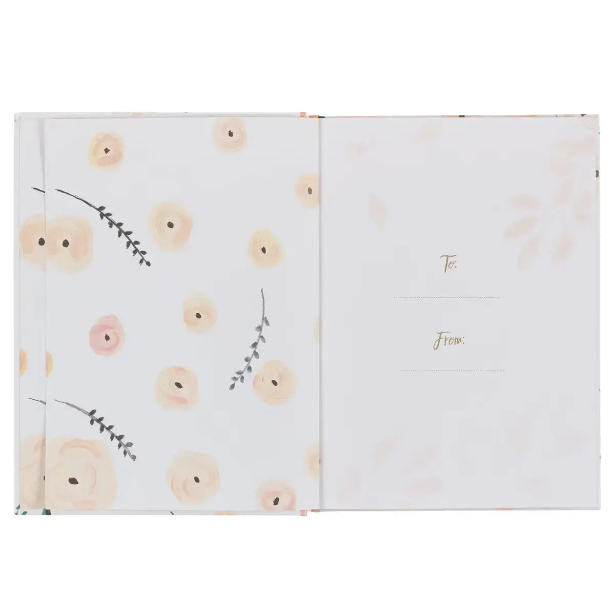 Find Rest Pink Floral Hardcover Devotional