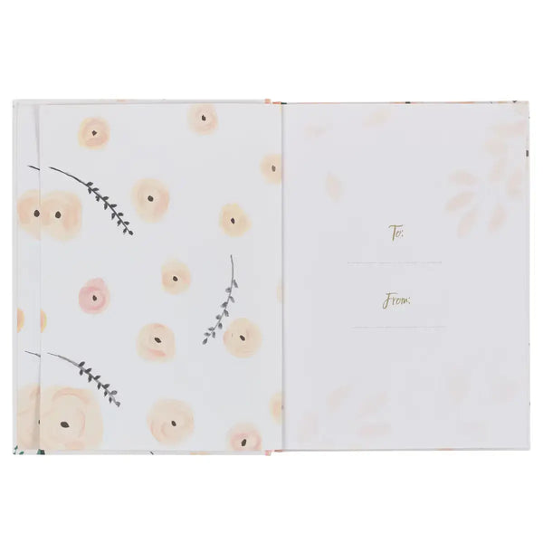 Find Rest Pink Floral Hardcover Devotional