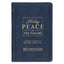Finding Peace in the Psalms Navy Blue Faux Leather Daily Devotional