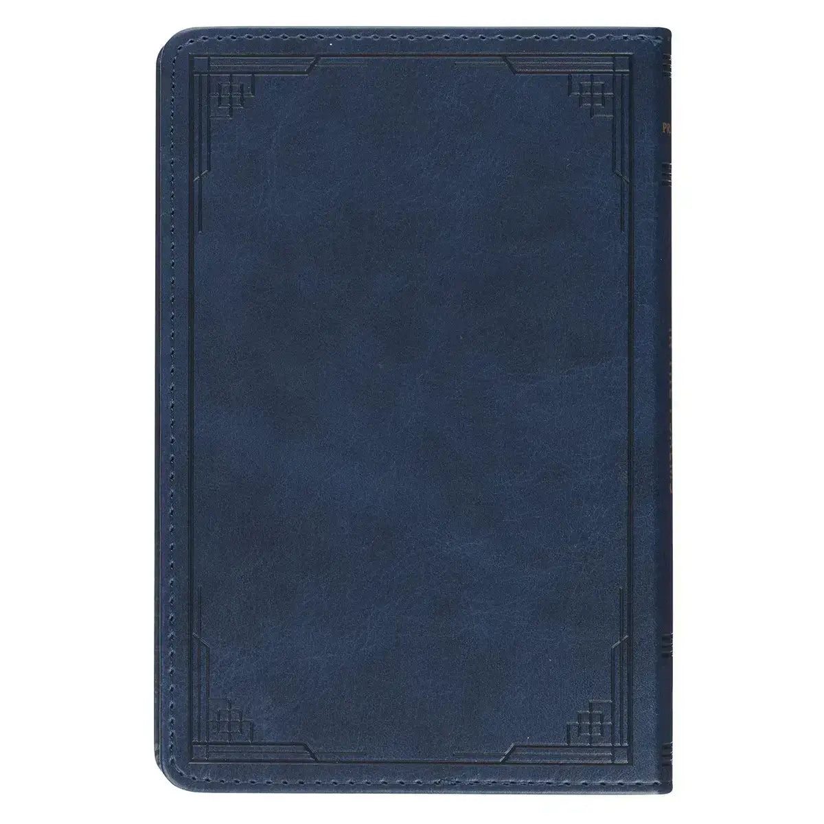 Finding Peace in the Psalms Navy Blue Faux Leather Daily Devotional Secondary image
