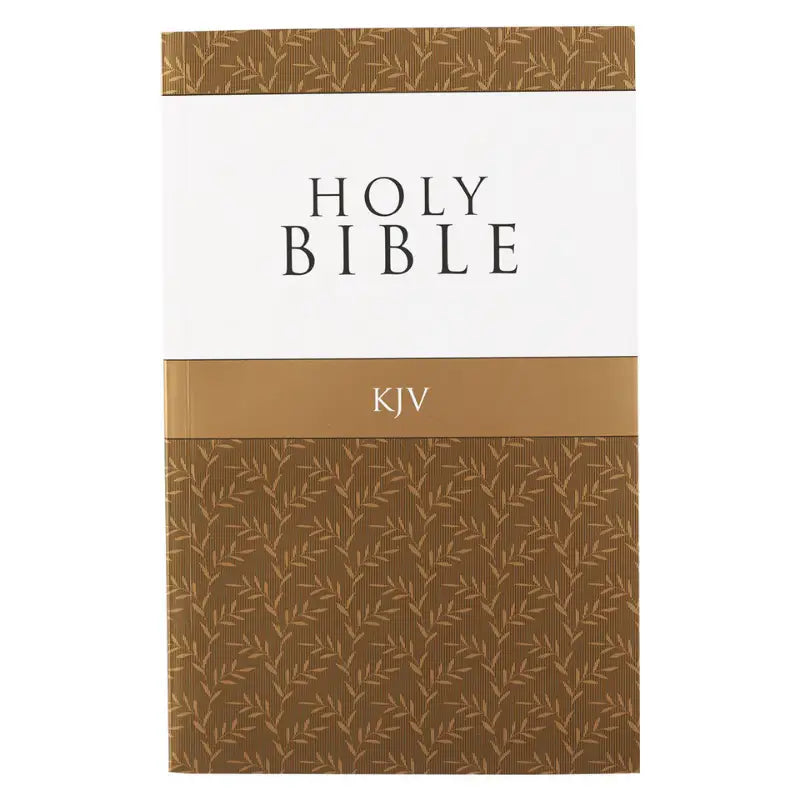 Gold Olive Branch Softcover King James Version Outreach Bible Main image