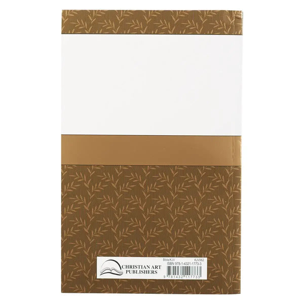 Gold Olive Branch Softcover King James Version Outreach Bible