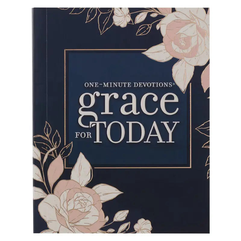 Grace for Today Navy Blue Softcover One-Minute Devotion Main image