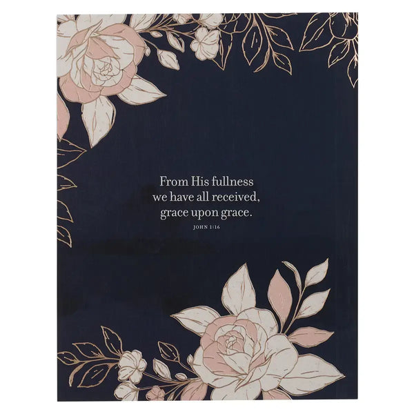 Grace for Today Navy Blue Softcover One-Minute Devotion