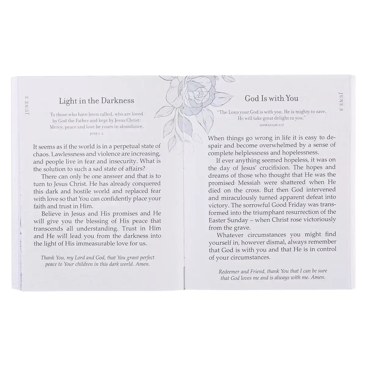 Grace for Today Navy Blue Softcover One-Minute Devotion