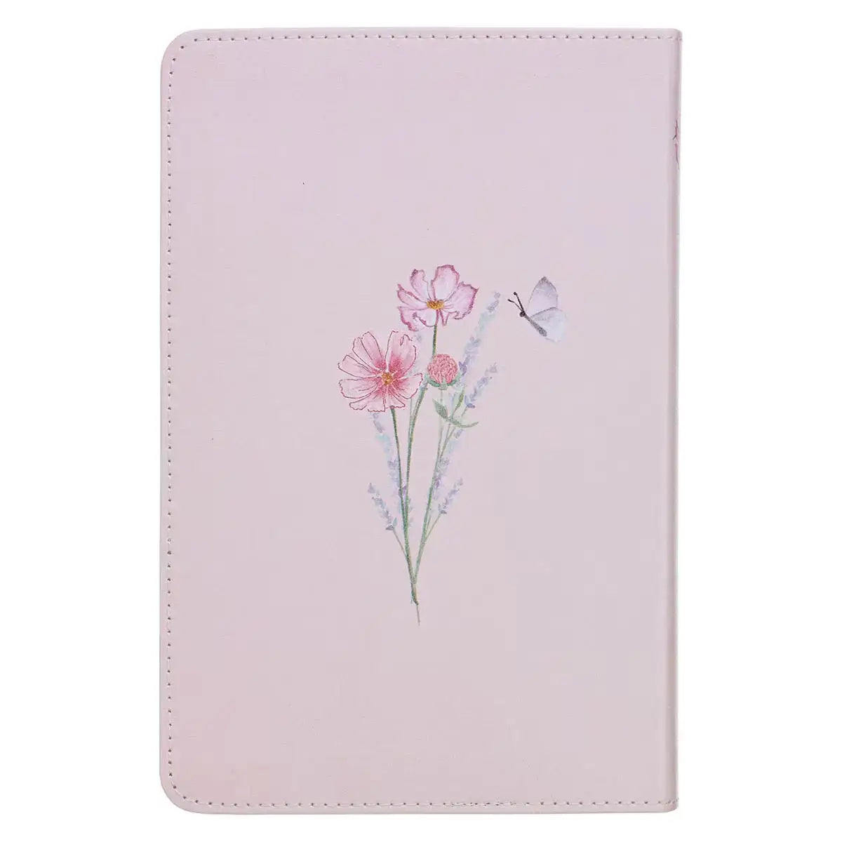 He Restores My Soul Pink Faux Leather Daily Devotional for Women