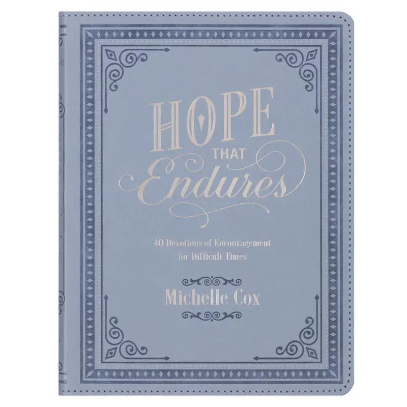 Hope That Endures Blue Faux Leather Devotional Main image