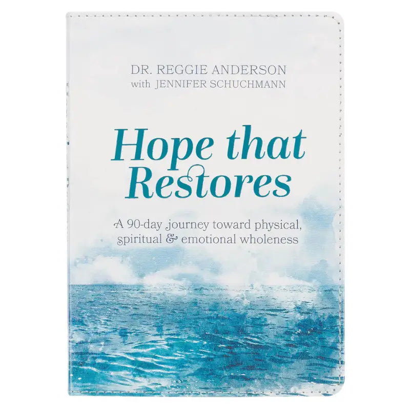 Hope that Restores White Faux Leather Devotional Main image