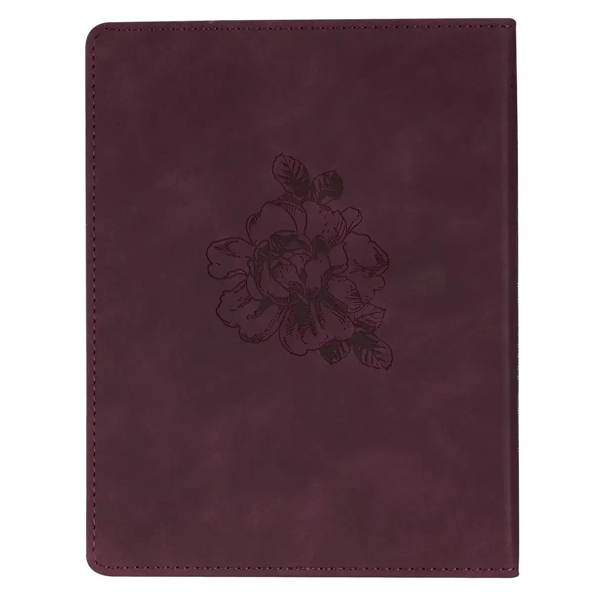 In Touch with God Maroon Faux Leather Devotional Secondary image