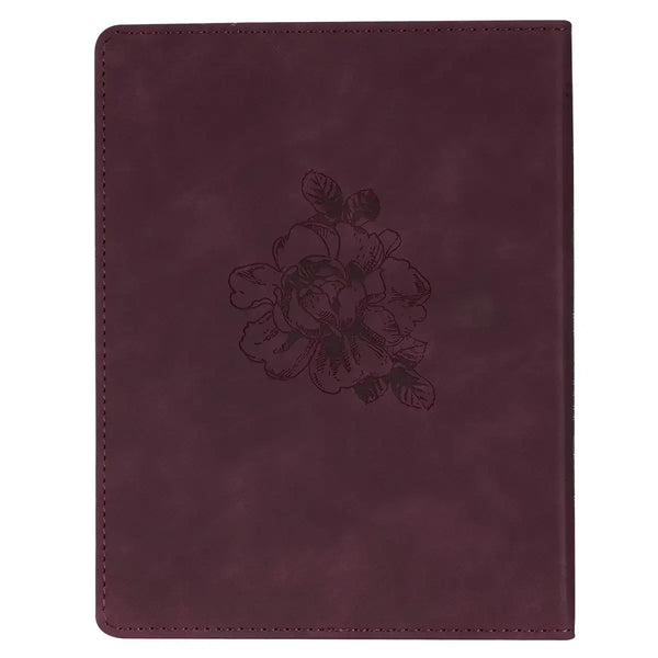In Touch with God Maroon Faux Leather Devotional