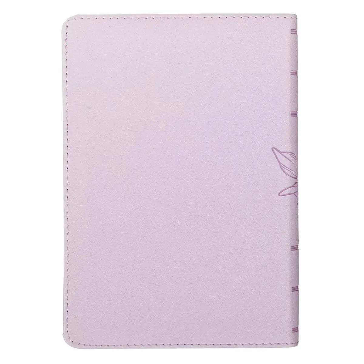 Lavender Bouquet Faux Leather Large Print Compact King James Version Bible