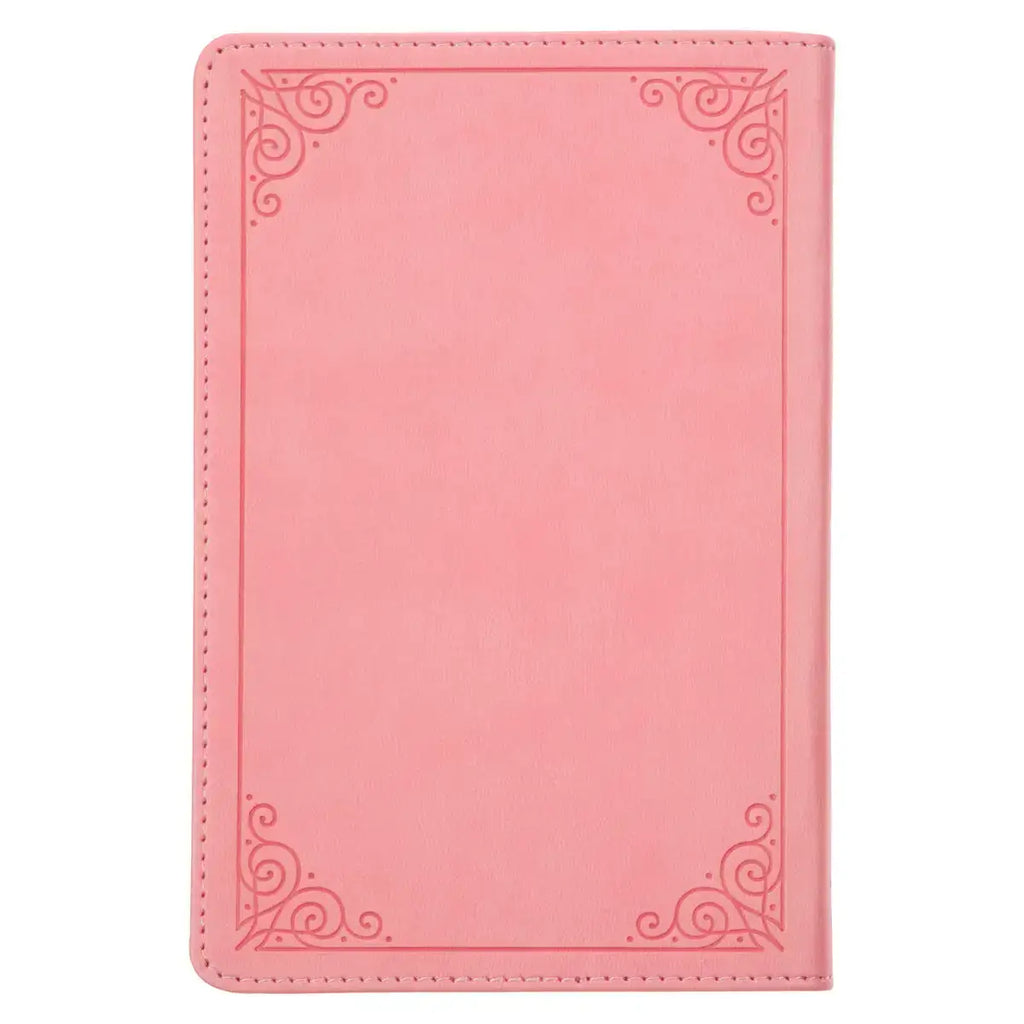 Look Up, Girl! Pink Faux Leather Devotional