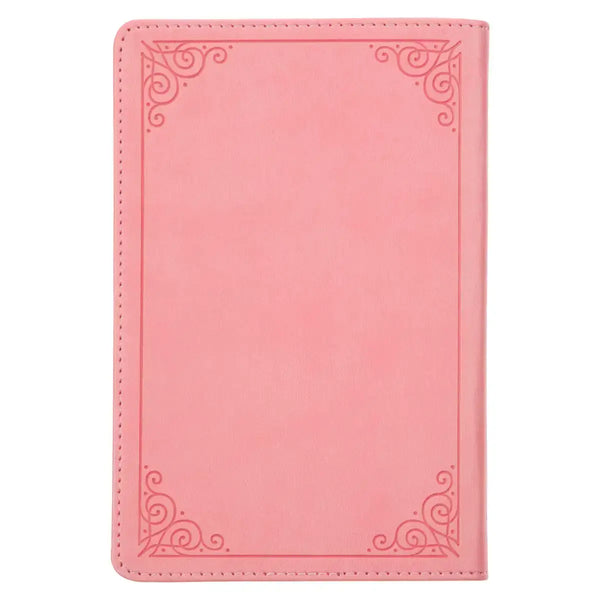 Look Up, Girl! Pink Faux Leather Devotional