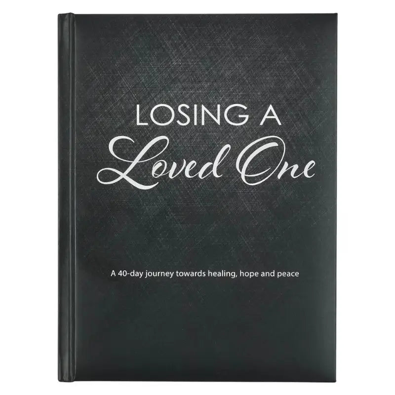 Losing a Loved One Black Hardcover Devotional Main image