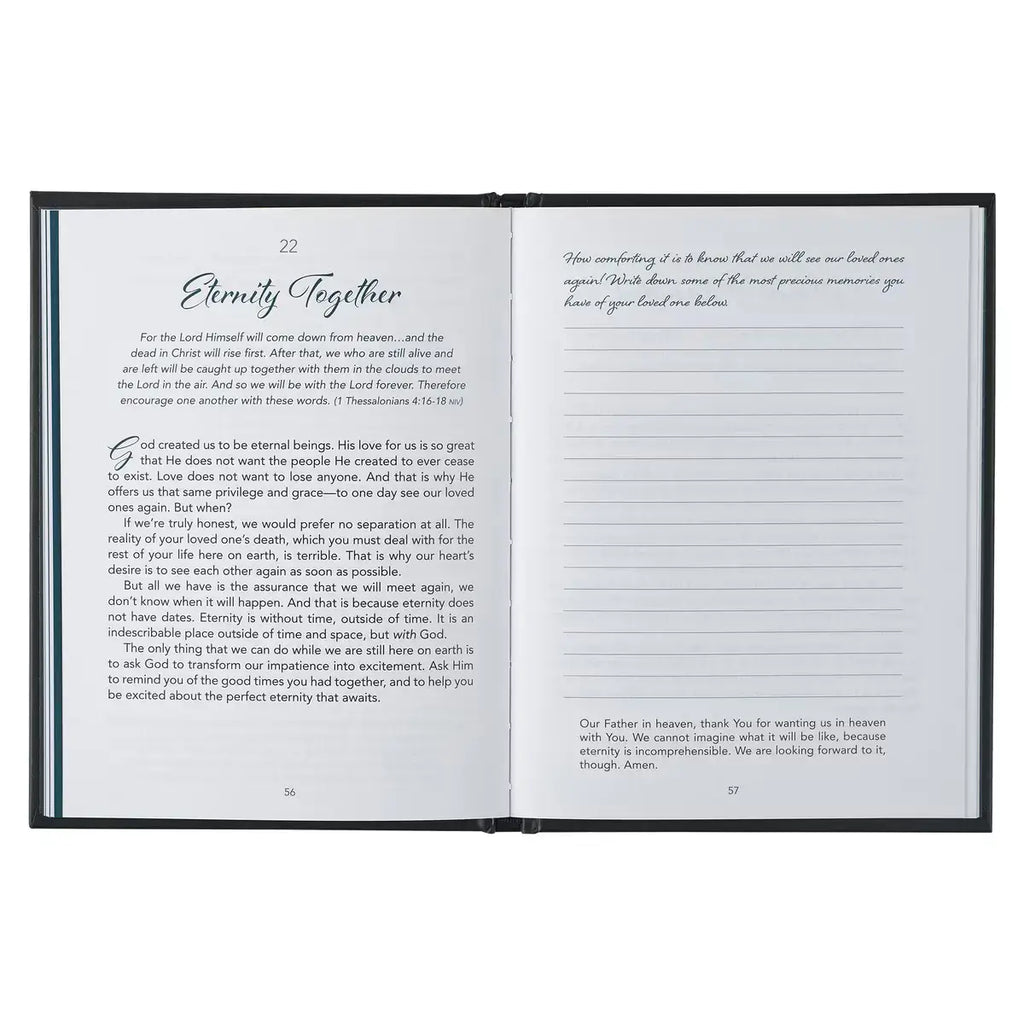 Losing a Loved One Black Hardcover Devotional
