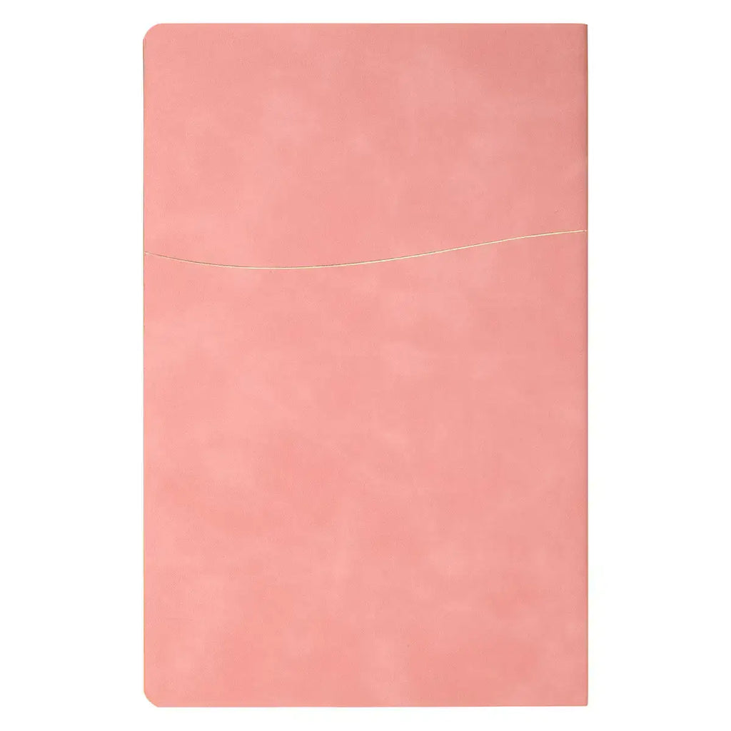 Marbled Coral Pink Faux Leather King James Version Gift Bible