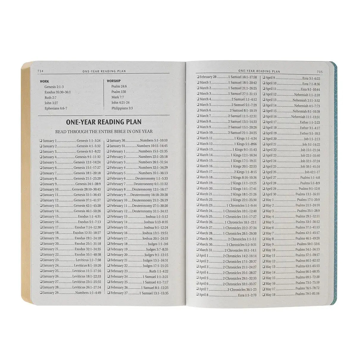 Marbled Teal Faux Leather King James Version Gift Bible
