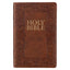 Medium Brown King James Version Deluxe Gift Bible with Thumb Index