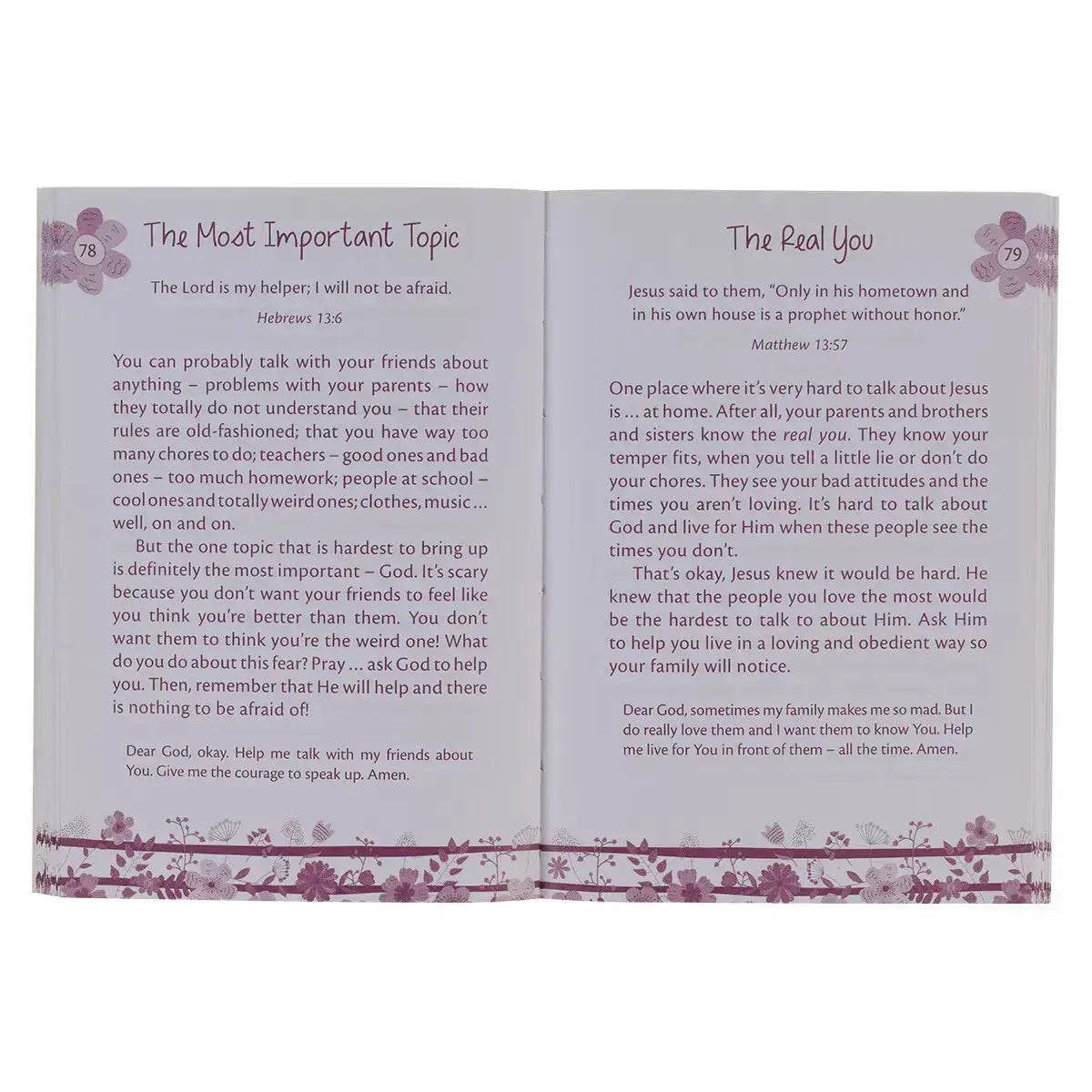 Mini Devotions for Girls - 180 Short and Inspirational Devotions