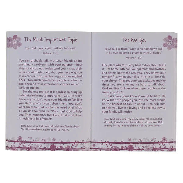 Mini Devotions for Girls - 180 Short and Inspirational Devotions