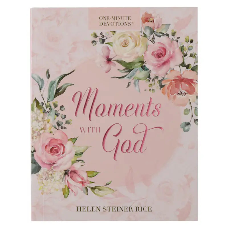 Moments with God Pink Softcover One-Minute Devotions Main image