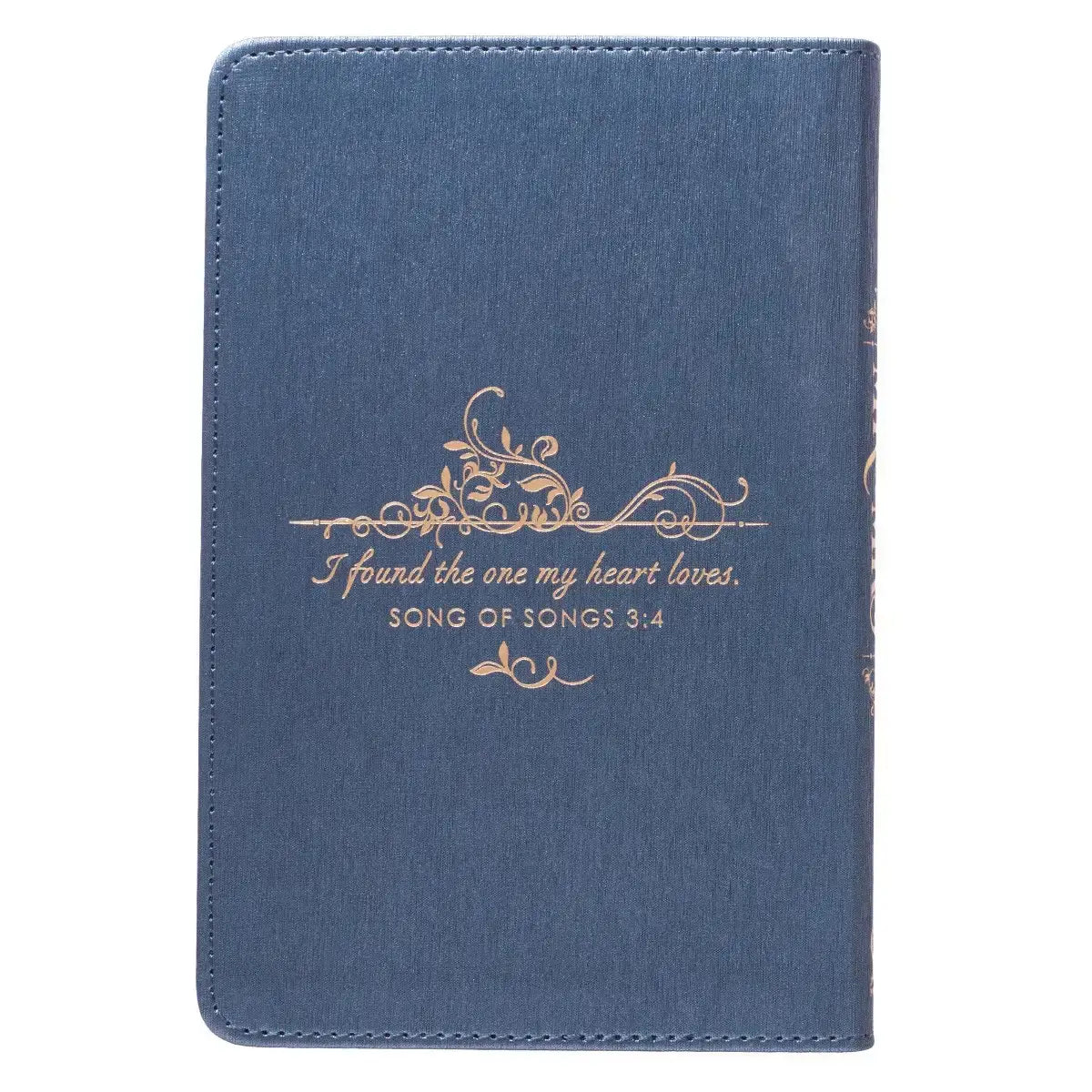 Mr. & Mrs. 366 Devotions for Couples Blue Faux Leather Devotional Secondary image