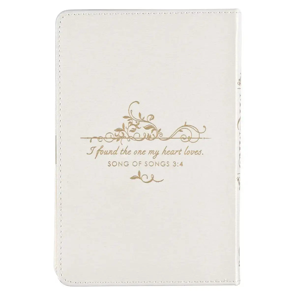 Mr. & Mrs. 366 Devotions for Couples White Faux Leather Devotional Secondary image