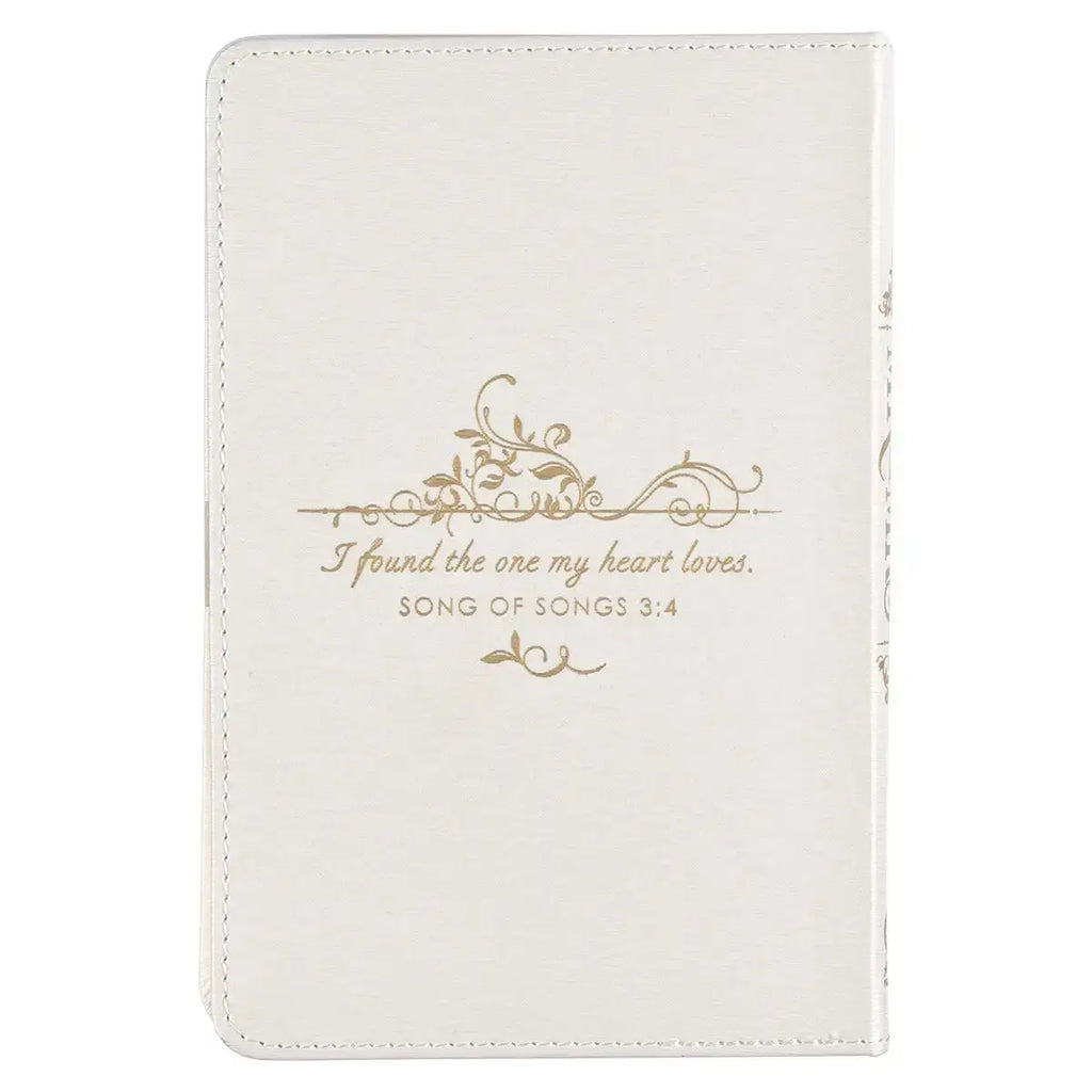 Mr. & Mrs. 366 Devotions for Couples White Faux Leather Devotional
