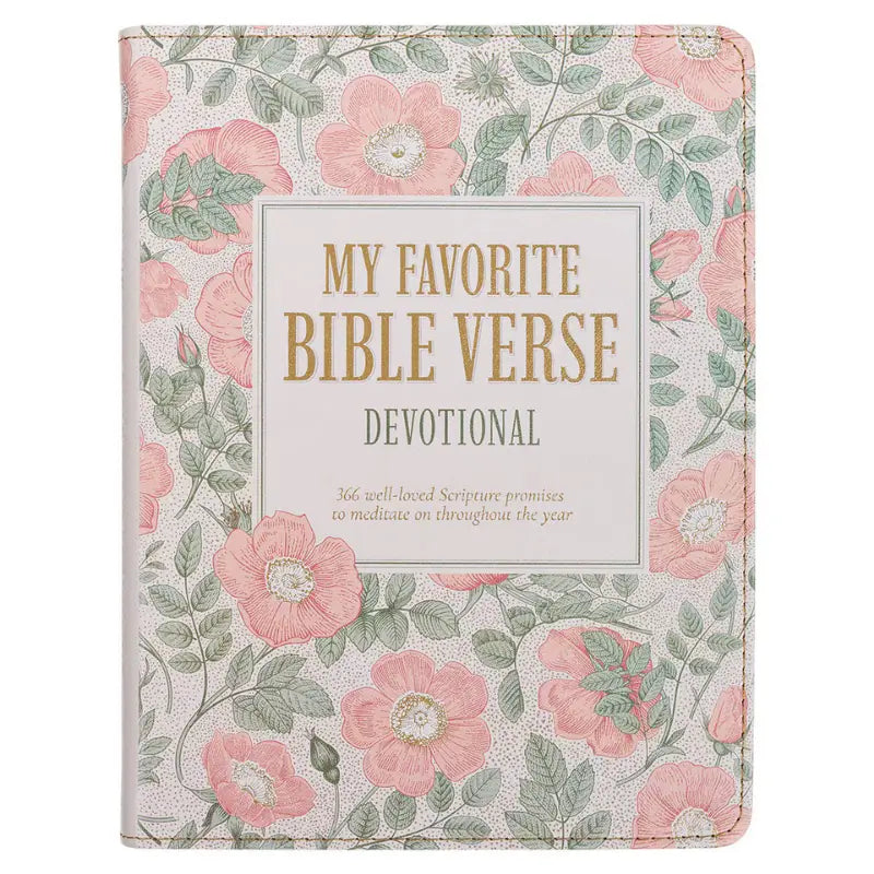 My Favorite Bible Verse Pink Faux Leather Devotional for Women Main image