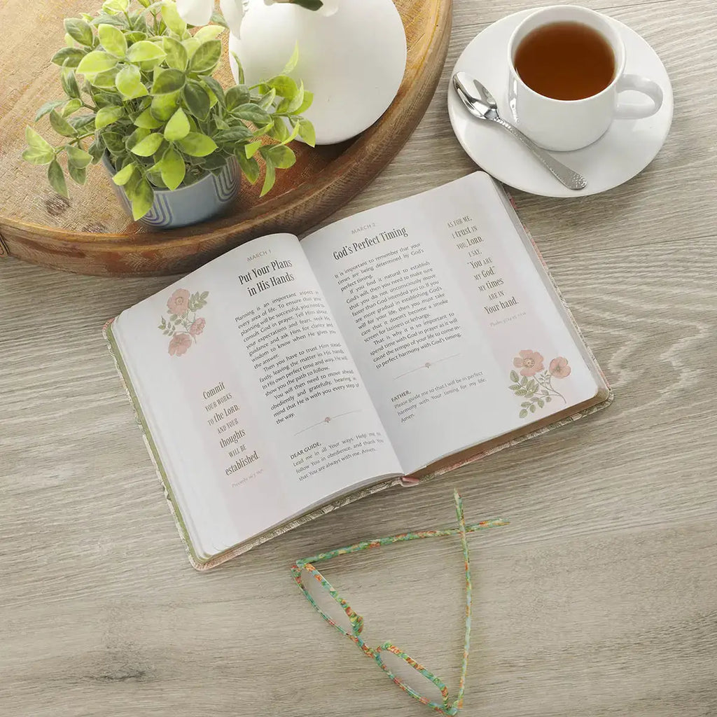 My Favorite Bible Verse Pink Faux Leather Devotional for Women
