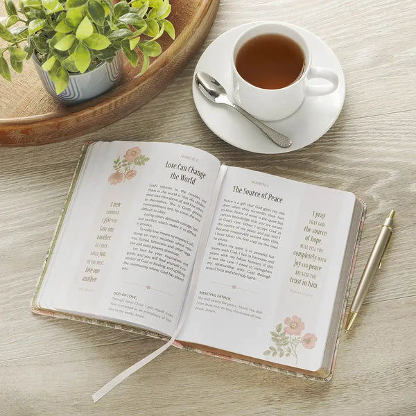 My Favorite Bible Verse Pink Faux Leather Devotional for Women
