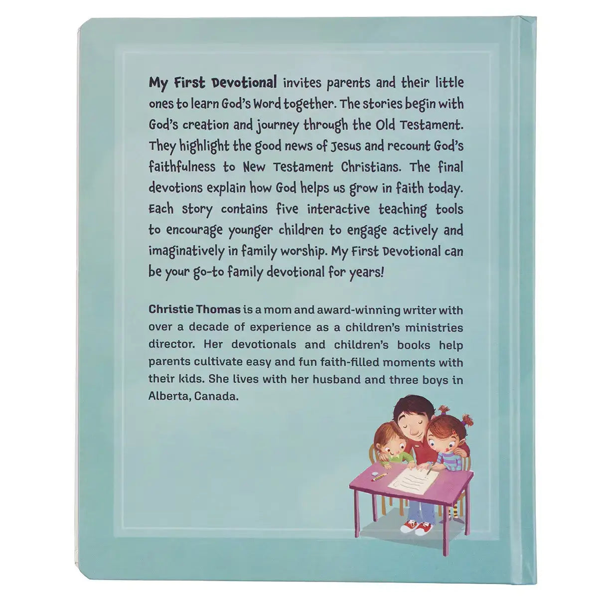 My First Devotional Teal Hardcover Devotional Book Secondary image