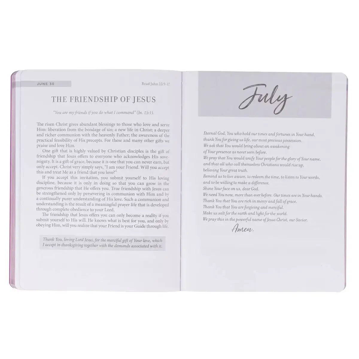 New Beginnings Pink Sunshine Field Softcover Devotional