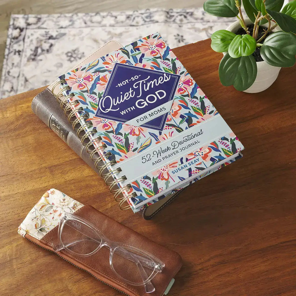 Not-So-Quiet Times with God for Moms: 52-Week Devotional & Prayer Journal