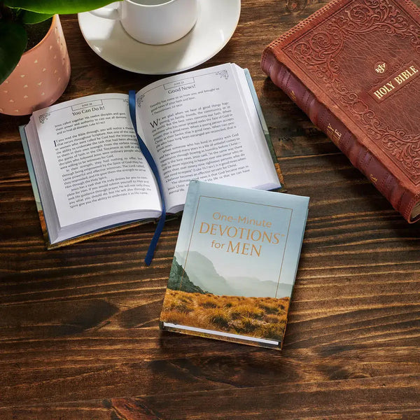 One-Minute Devotions for Men Hardcover Devotional