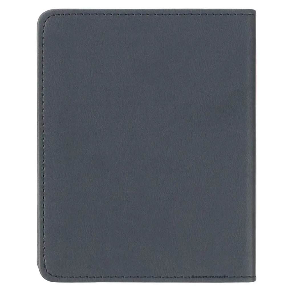 One-Minute Devotions for Men Slate Blue Faux Leather Devotional
